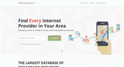 Desktop Screenshot of broadbandnow.com
